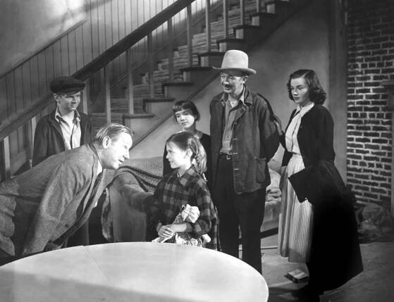 THE GREEN PROMISE, Ted Donaldson, Irving Bacon, Natalie Wood, Connie Marshall, Walter Brennan, Marguerite Chapman, 1949