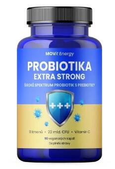 MOVit Probiotika EXTRA STRONG 90 vegetariánských kapslí