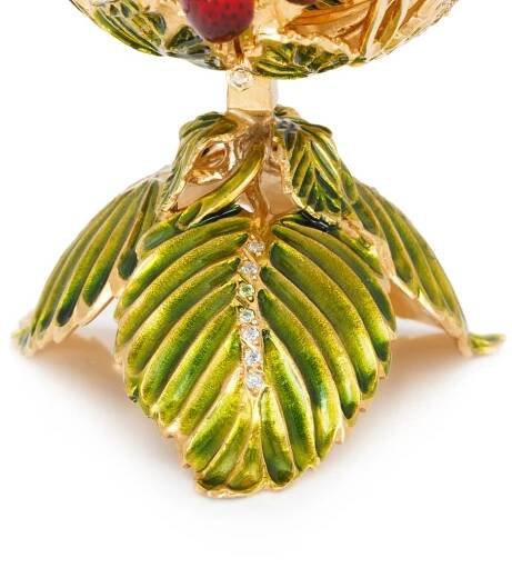 Originální klenot na téma Léto se zlatou uncovou mincí Gustav Fabergé proof | Česká mincovna