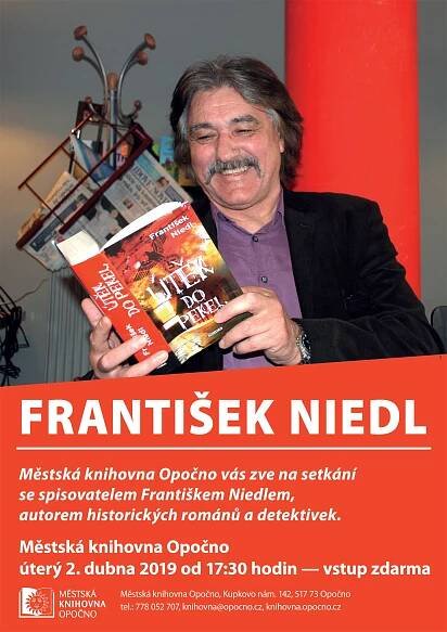Setkání se spisovatelem Františkem Niedlem – Městská knihovna Opočno