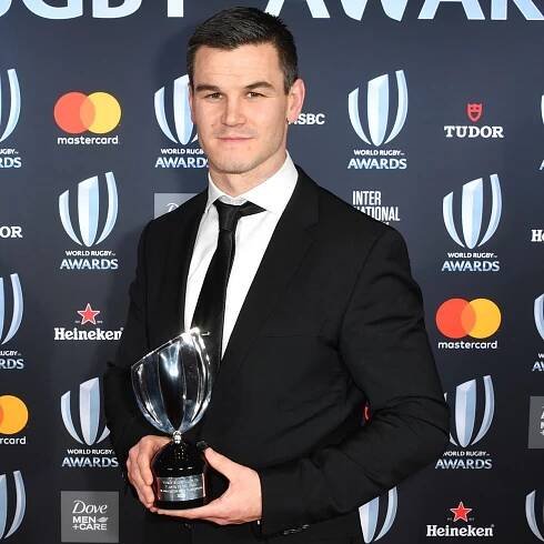 Johnny Sexton named World Rugby Player of the Year as Ireland sweep up top three men’s awards