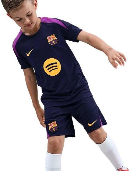 Fotbalové tričko s krátkým rukávem pro větší děti Nike Dri-FIT FC Barcelona Strike 2025/26