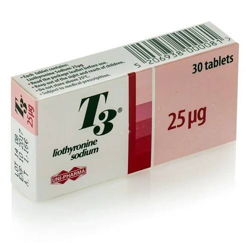 T3 Greece 25 mg Uni-Pharma