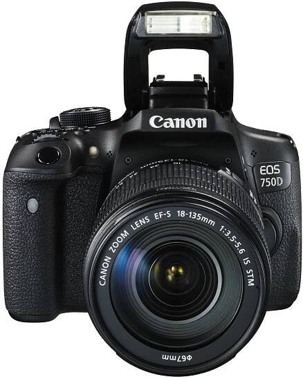Digitální fotoaparát Canon EOS 750D 18-135 IS STM černý
