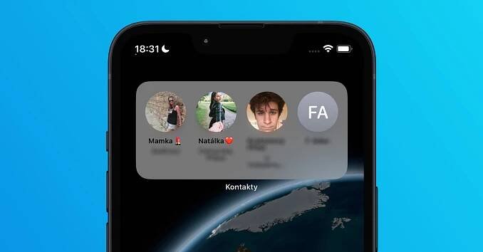 5 skvělých věcí, které umí widget Kontakty na iPhone