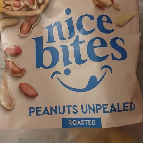 Peanuts Unpealed Roasted Nice Bites
