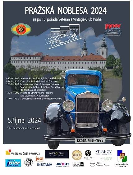 Pražská Noblesa 2024 :: Veteran a Vintage Club z.s.