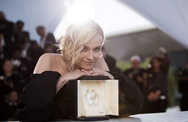 Herečka Diane Krugerová. 70th Cannes Film Festival.