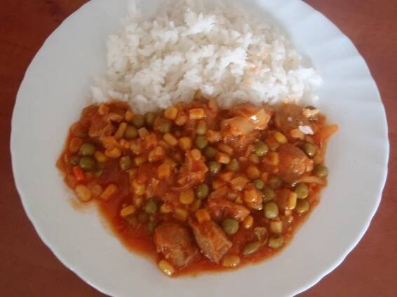 Recept: Sójové maso se zeleninou