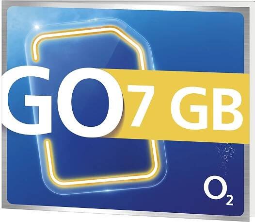 Předplacená karta GO O2 GO SIM 7GB