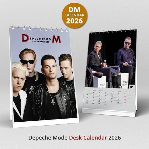Stolní kalendář Depeche Mode 2026