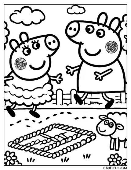 Prasátko Peppa Omalovánky 