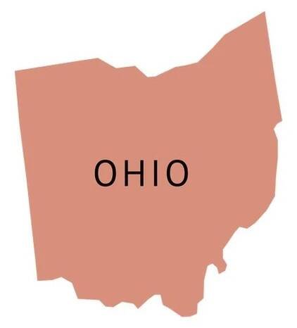 a map of the state of ohio