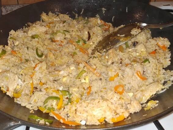Recept na Smažená Rýže Ve Woku
