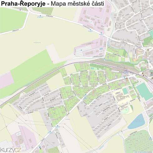 Praha-Řeporyje - mapy | Kurzy.cz