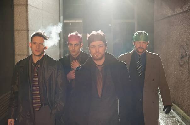 Sviňák - Z filmu - Jamie Bell, Emun Elliott, James McAvoy, Brian McCardie