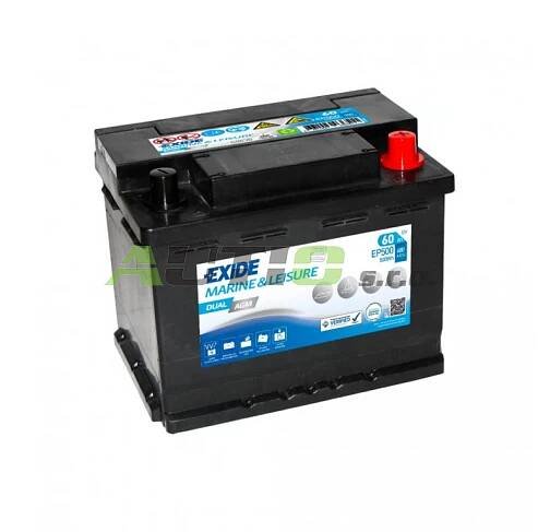 Trakční baterie 12V 60Ah EXIDE DUAL AGM
