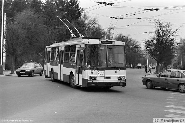 Fotografie Škoda 14 Tr08 40 DP Mariánské Lázně
