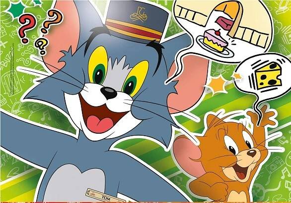 CLEMENTONI Puzzle Tom a Jerry 3x48 dílků