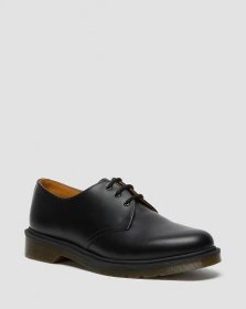 1461 Narrow Plain Welt Smooth Leather Oxford Shoes, Black