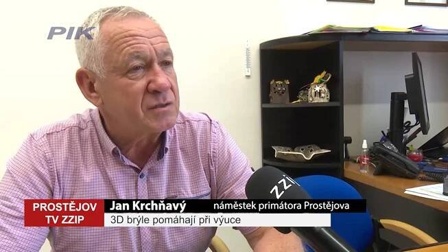 3D brýle pomáhají při výuce - Prostějovská televize