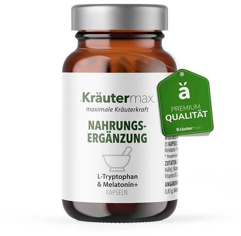 Kräutermax L-tryptofan a melatonin+ - 50 kapslí