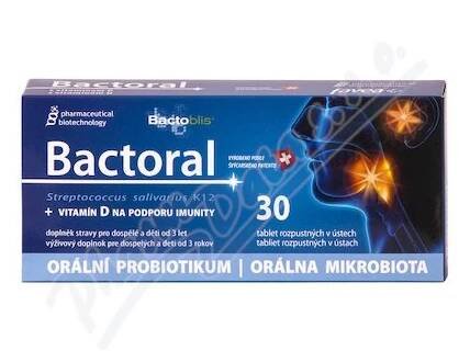 Bactoral + Vitamín D 30 tablet