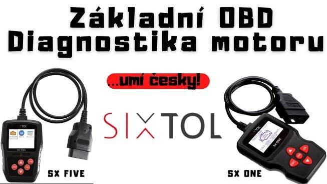 Základní OBD diagnostika motoru Sixtol Five a One