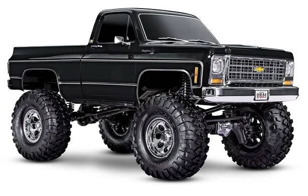 RC auto Traxxas TRX-4 Chevrolet K10 1979 TQi 1:10 RTR, černá