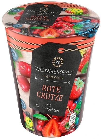 MILSANI Fruchtgrütze 500 g, Rote Grütze