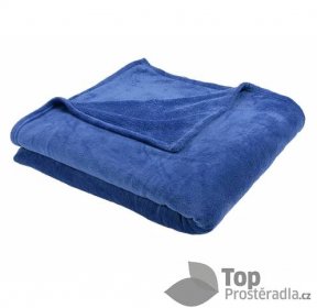 TP Mikroflanelová deka Premium 150x200 - Královská modrá