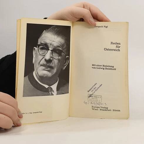 Reden für Österreich - Leopold Figl - knihobot.cz