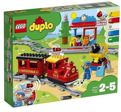 LEGO® DUPLO® Dampfeisenbahn, 10874 Produktbild 