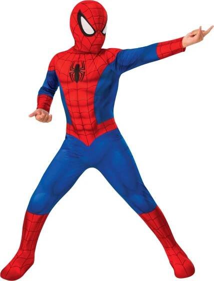 SpidermanTM dětský kostým MarvelTM červeno-modro-černý 3 až 4 roky (90 až 104 cm)