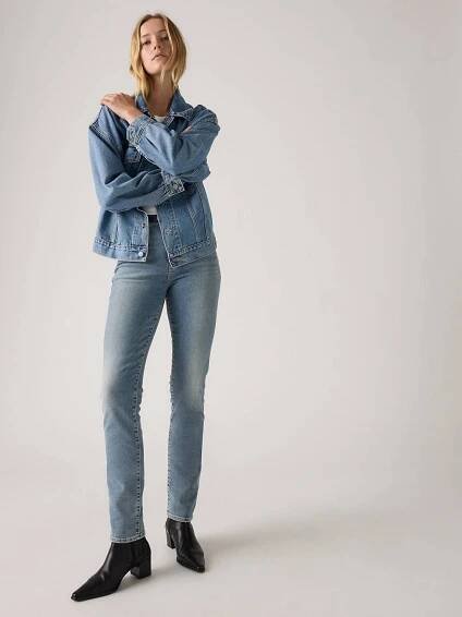 724™ High Rise Straight Jeans 1