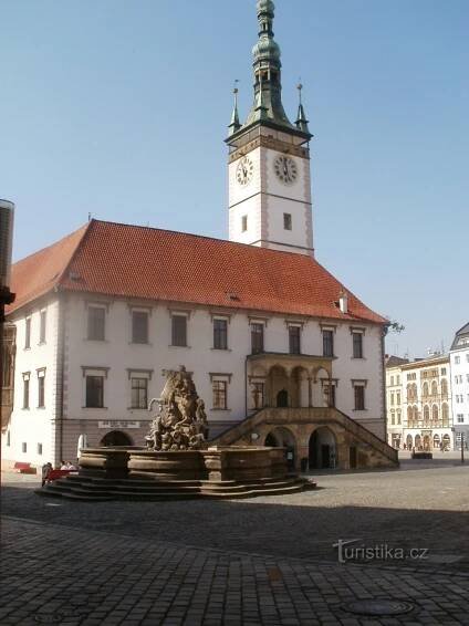 Radnice, pohled zezadu