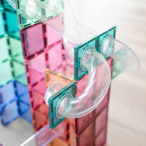 Connetix Magnetic Tiles Pastel rozšiřující sada 80 ks