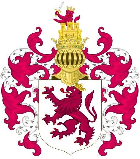 Soubor:Coat of Arms of Leon with the Royal Crest.svg – Wikipedie
