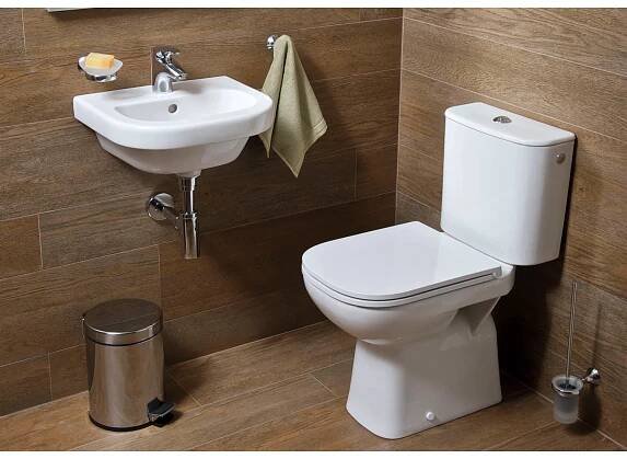 JIKA - Deep WC kombi set s nádržkou, zadní odpad, Dual Flush, bílá (H8266160002801)