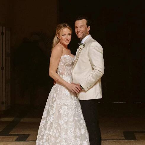 Actors Caity Lotz and Kyle Schmid's Romantic Wedding in Cartagena, Colombia