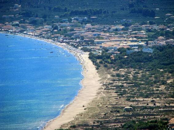 Laganas - pláž - Zakynthos