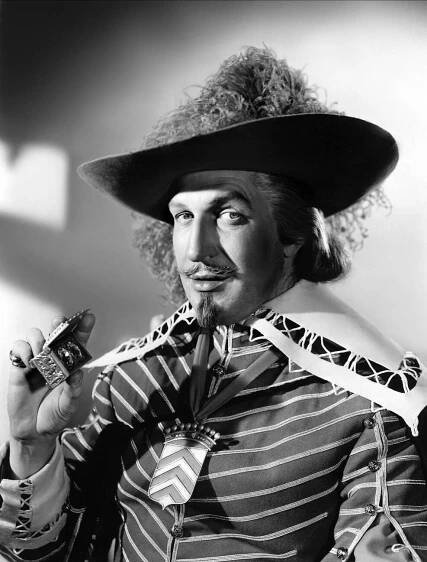 Vincent Price In 'The Three Musketeers', 1948.