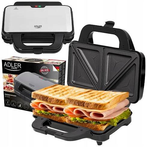 Sendvičovač XXL Velký, robustní Toustovač Sandwich 1300W XXL Silný