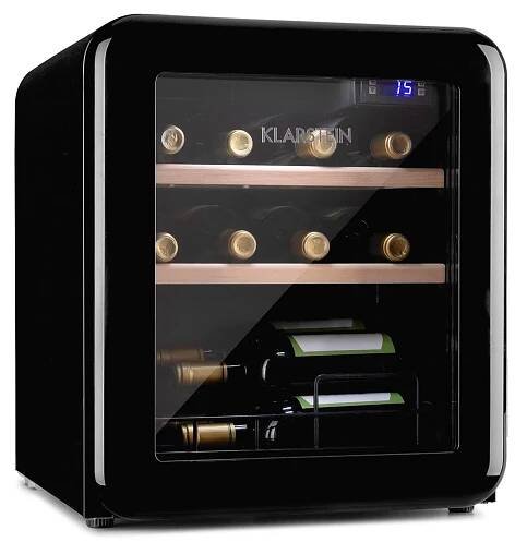 Klarstein Vinetage 12 Uno, vinotéka, 48 l, 4-22 °C, retro design