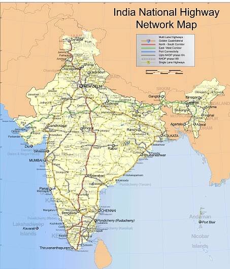 Maps of India | Collection of maps of India | Asia | Mapsland | Maps of the World
