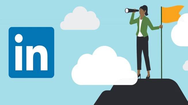 LinkedIn Career Success Art Wallpaper