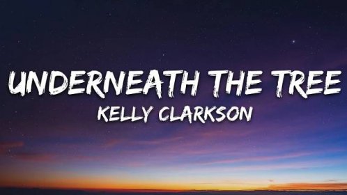 Kelly Clarkson - Underneath the Tree (Lyrics)