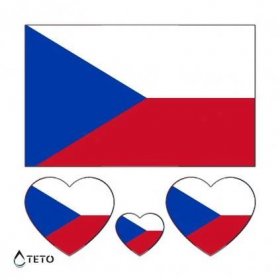 Vlajka Česká republika - set