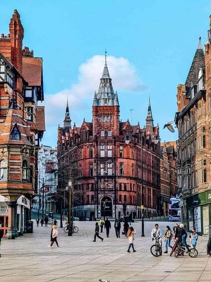 old fothergill buildings off the market square