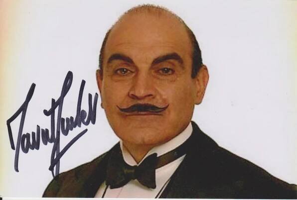 David Suchet-originál podpis - Ostatní sběratelské předměty